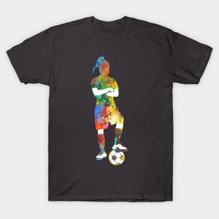 Girl Soccer Player T-Shirt